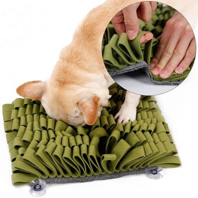 Image showing  Sniffer Grip Interactive Anti-Skid Suction Pet Snuffle Mat, Green