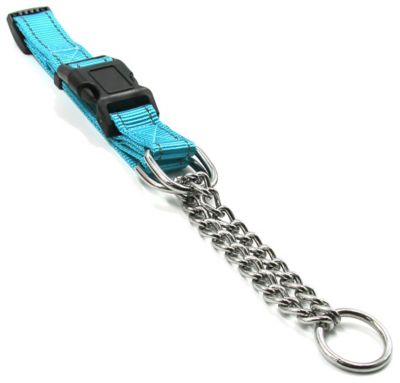 Pet Life Tutor-Shield Martingale Safety and Training Chain Dog Collar Better than a regular choke collar