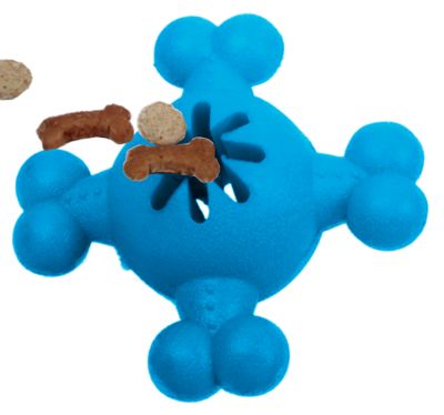 Image showing  Quadra-Bone TPR Treat Dispensing Durable Dog Toy