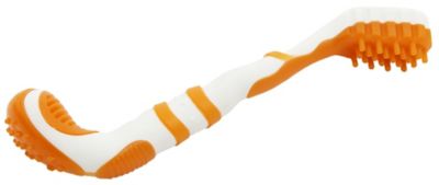 Pet Life Denta-Brush TPR Durable Tooth Brush and Dog Toy