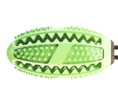 Image showing  Grip N Play Treat Dispensing Football-Shaped Suction Cup Dog Toy