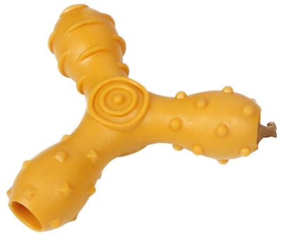 Pet Life Tri-Chew Treat Dispensing and Chewing Interactive TPR Dog Toy