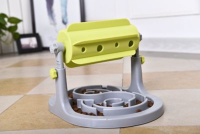 Image showing  Roto Paw IQ Training Interactive Rotating Slow Dog Feeder