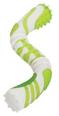 Pet Life Denta-Twist TPR Durable Dental Chew Dog Toy