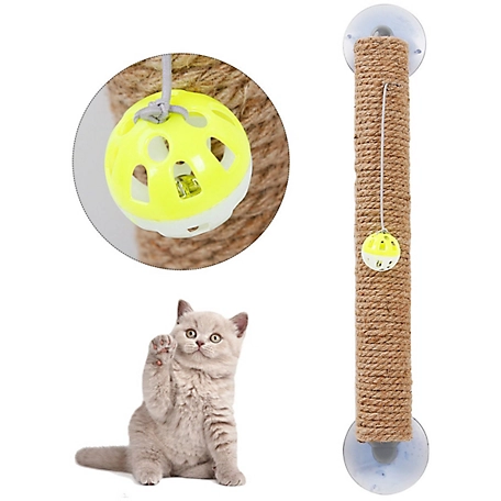 Pet Life Stick N Claw Sisal Rope and Toy Suction Cup Stick Shaped Cat  Scratcher at Tractor Supply Co.