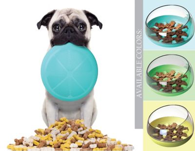 Image showing  Tumbowl Slow Feed ABS Plastic Pet Bowl, 1-Pack