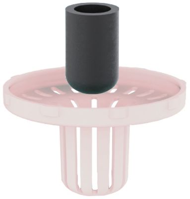 Image showing  PYURE ABS Plastic Handheld Travel Filtered Water Pet Feeder, 1-Pack