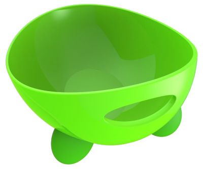 Pet Life Modero Dishwasher Safe PVC Modern Tilted Dog Bowl, 16 oz.