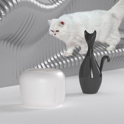 Image showing  Moda-Pure Ultra-Quiet Filtered Dog and Cat Fountain Waterer