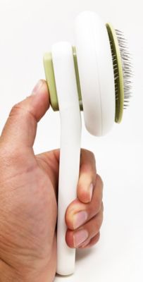 Image showing  Concepto Modern Bristle Grooming Pet Deshedder Comb, Green, GR4GN