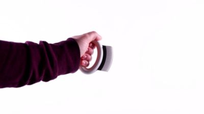 Image showing  Knuckler Handheld Travel Flexible Grooming Pet Rake Comb, Pink, GR6PK