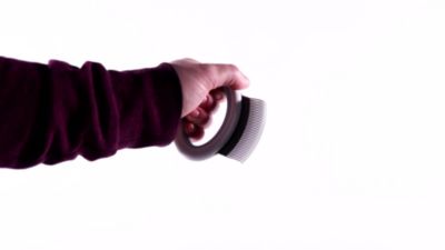 Image showing  Knuckler Handheld Travel Flexible Grooming Pet Rake Comb, Blue, GR6BL