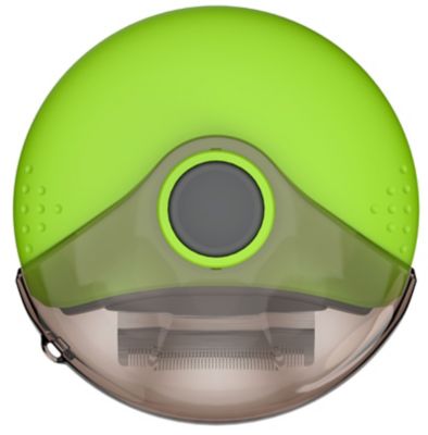 Image showing  Axler Triple Rotating Rake Deshedder and Dematting Grooming Pet Comb, Green, GR7GN