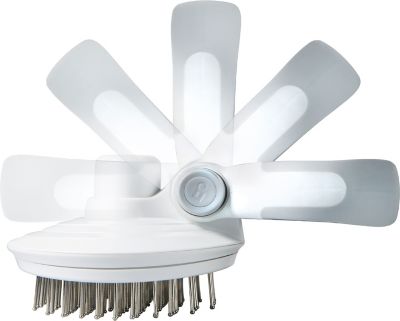 Image showing  Gyrater Travel Self-Cleaning Swivel Grooming Pet Pin Brush, GR9