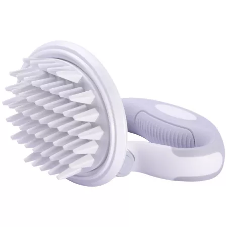 Pet Life Gyrater Swivel Travel Silicone Massage Grooming Pet Brush GR12 Pet Brushes & Combs