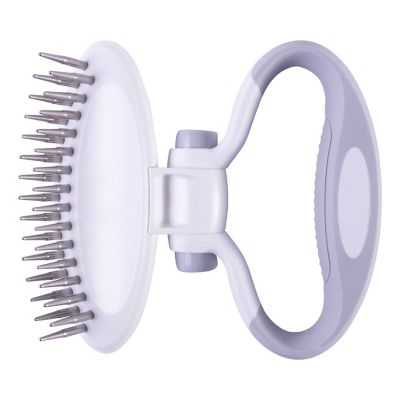 Image showing  Gyrater Swivel Travel Dual-Rowed Grooming Undercoat Pet Rake, GR17