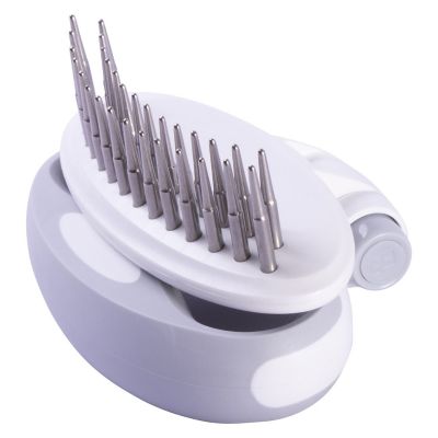 Image showing  Gyrater Swivel Travel Dual-Rowed Grooming Undercoat Pet Rake, GR17