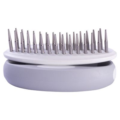 Image showing  Gyrater Swivel Travel Dual-Rowed Grooming Undercoat Pet Rake, GR17