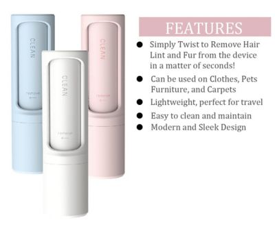 Image showing  Orotund Magical Lint and Pet Hair Removal Brush, Pink