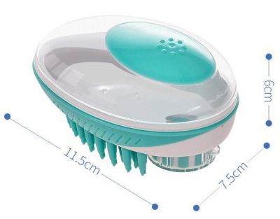 Image showing  Swasher Shampoo Dispensing Massage and Bathing Pet Brush, GR21GN