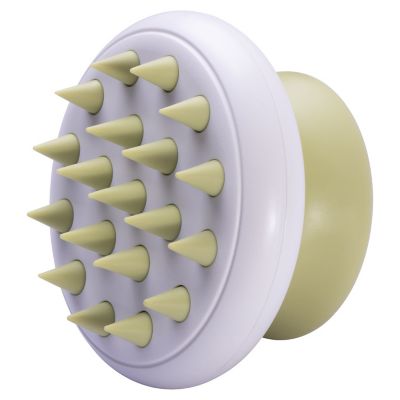 Pet Life Scwubba Handheld Bathing Brushing and Massaging Soft Flexible Grooming Pet Comb, Green, GR34GN