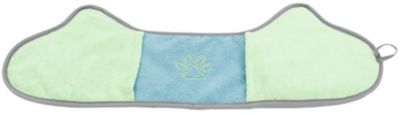 Image showing  Bryer 2-in-1 Hand-Inserted Microfiber Pet Grooming Towel and Brush, Blue, GR51BG