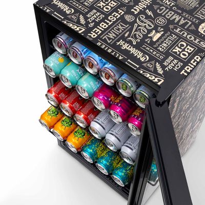 Image showing 8 th NewAir Beers of the World 126 Can Beer Refrigerator with Splitshelf