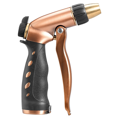 Orbit Adjustable Zinc Front Trigger Nozzle, Copper