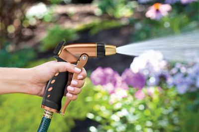 Image showing  Adjustable Pattern Zinc Front Trigger Nozzle, Copper