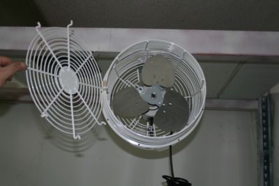 Image showing  Green Breeze HAF Fan with Bracket and 10 ft. Cord, 12 in., White, 115V, 1 Phase, 1 Speed