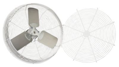 Image showing  Green Breeze Greenhouse Fan with Bracket and 10 ft. Cord, 24 in., 115V, 1 Phase, 1 Speed/Variable, White