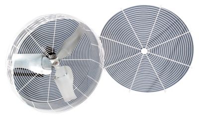 Image showing  20 in. Variable Speed Indoor/Outdoor Barnstormer Fan with Bracket, 3,650 CFM, White