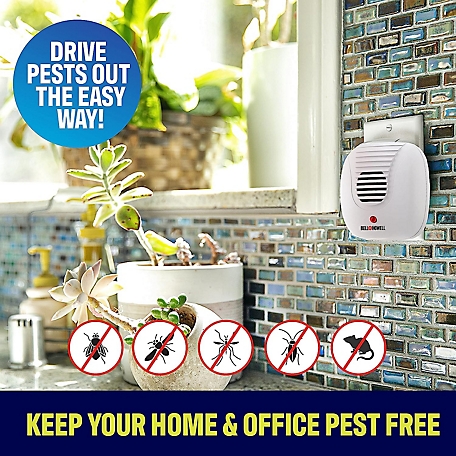 Bell and Howell Ultrasonic Pest Repellers with Extra Outlet - 3 Pack
