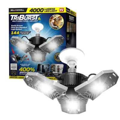 Bell & Howell TriBurst - 4000 Lumen High Intensity Garage and Shop Light