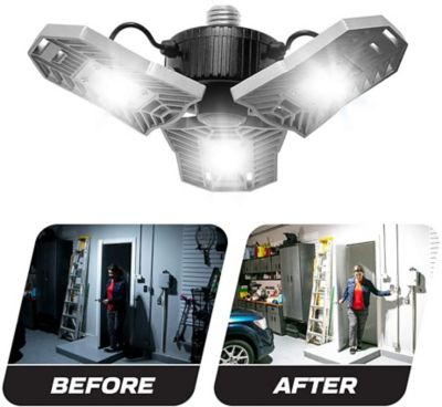 Image showing  60 Watt Equivalent 4,000-Lumen TriBurst High Intensity Garage and Shop Light, 6,500K