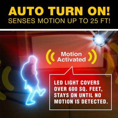 Image showing  230-Lumen Bionic Spotlight Solar-Powered Motion-Activated Outdoor Security Light, 4W