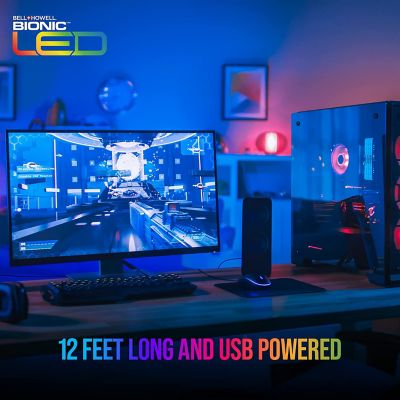 Image showing  Bionic LED Tape Light LED Strip Light Color Changing Light, 16 Colors, 4 Modes, Remote Control