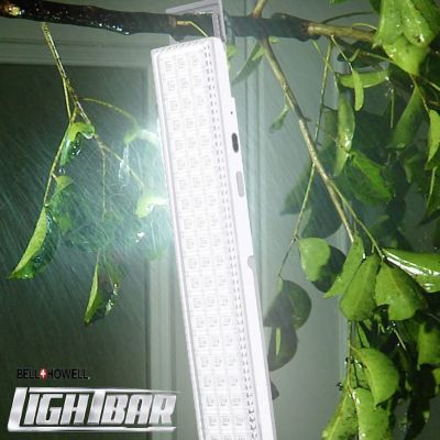 Image showing 5 th Bell & Howell 720-Lumen Rechargeable Portable 60-LED Light Bar, Folding Stand and Hanger Included, 16.5 in.