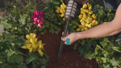 Image showing  23-Lumen Solar Outdoor Pathway Lights, Waterproof, Wireless, 4-Pack