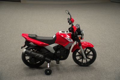 Image showing  Kids' 1-Speed Honda CB300R 12V Electric Bike, Red