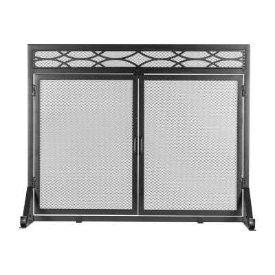 Pleasant Hearth 39 in. x 12.19 in. x 31.44 in. Debden Fireplace Screen with Doors