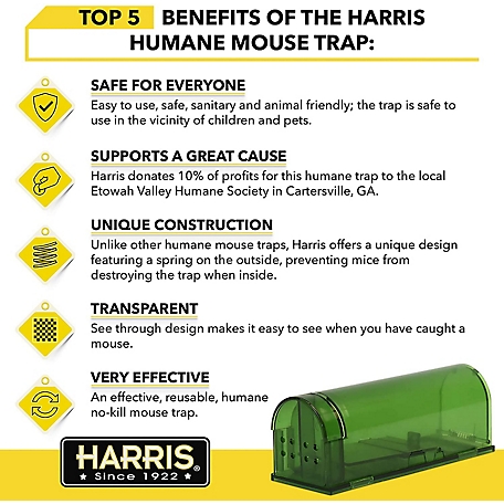 Harris Humane Catch and Release Mouse Traps, 2 pk. at Tractor Supply Co.