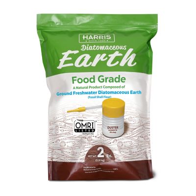 Harris Diatomaceous Earth with Included Powder Duster, Food Grade, 2 lb.
