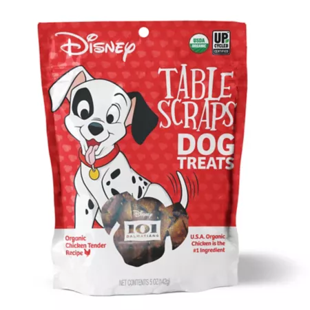 Table Scraps Disney Organic Chicken Dog Treats Tender Recipe 5 oz. Dog Soft & Chewy Treats