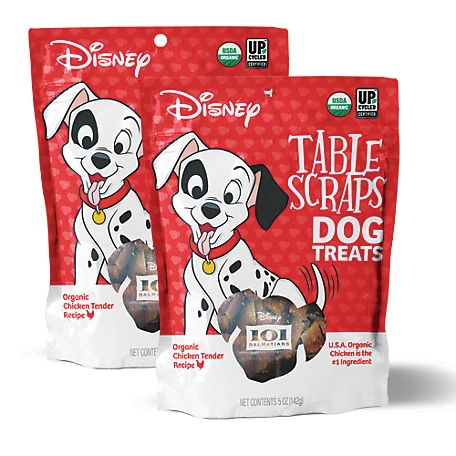 Table Scraps Disney Organic Chicken Tender Recipe Dog Treats, 5 oz., 2-Pack