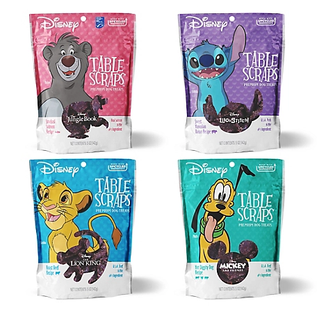 Table Scraps Disney Real Meat Variety Pack Dog Treats, 5 oz., 4-Pack