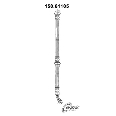 Premium Centric Parts Brake Hydraulic Hoses BKNJ-CEC-150.61105 Brakes & Brake Parts