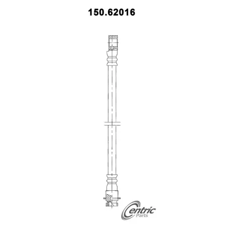 Premium Centric Parts Brake Hydraulic Hoses BKNJ-CEC-150.62016 Brakes & Brake Parts