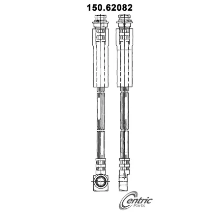 Premium Centric Parts Brake Hydraulic Hoses BKNJ-CEC-150.62082 Brakes & Brake Parts