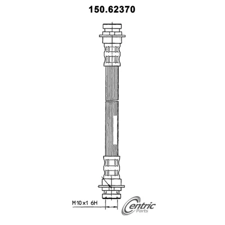 Premium Centric Parts Brake Hydraulic Hoses BKNJ-CEC-150.62370 Brakes & Brake Parts